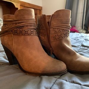 Brown booties